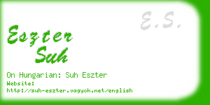 eszter suh business card